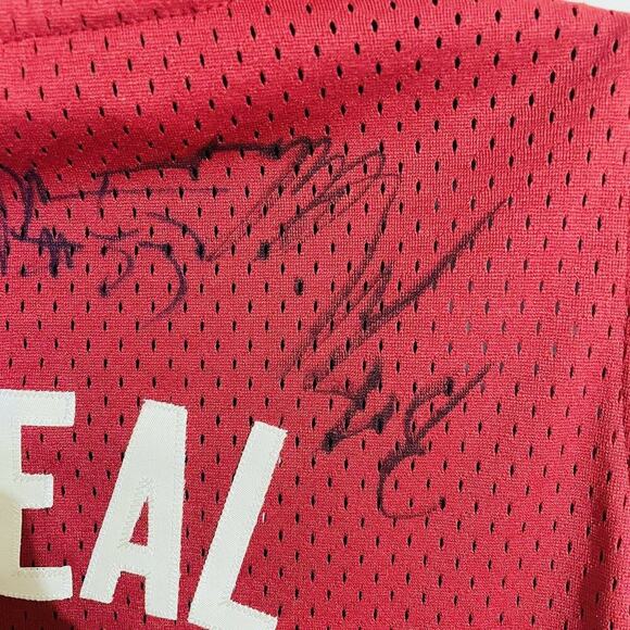 SHAQUILLE O'NEAL MIAMI HEAT JERSEY Signed With 5 Signatures MENS SIZE L - Picture 5 of 5
